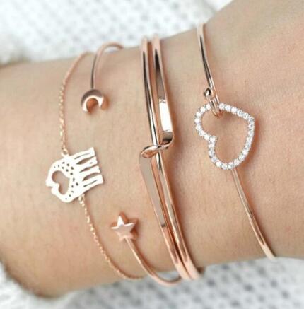 Bead Chain Bracelet and Anklet Set for Women ,gemvire